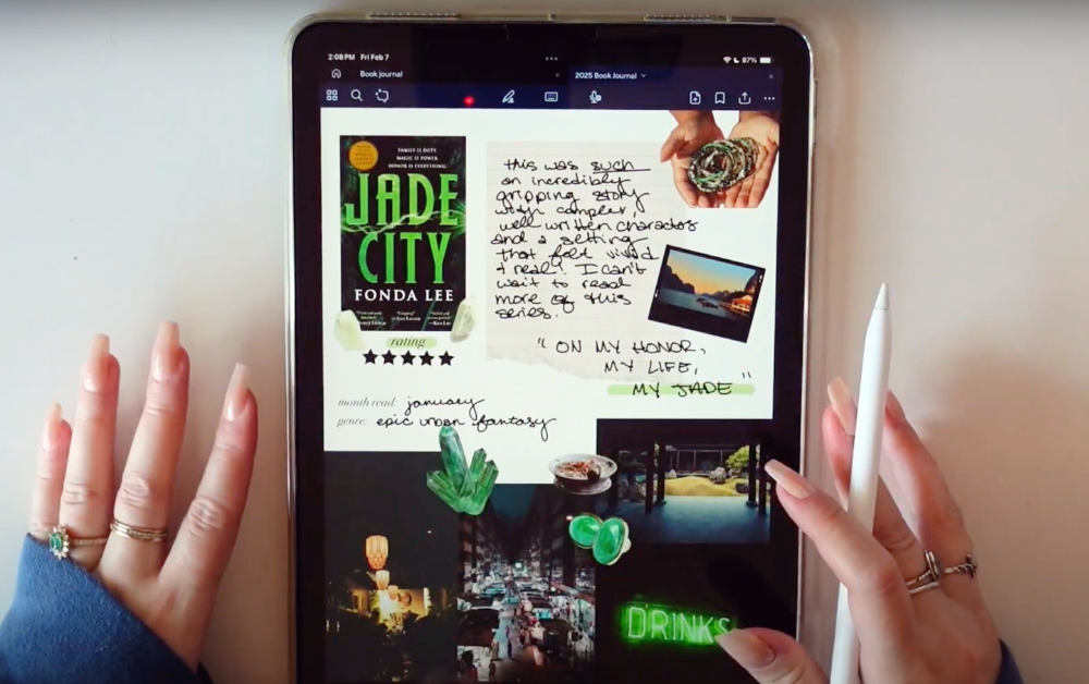 How to Make a Digital Reading Journal in GoodNotes - GEMINOOK